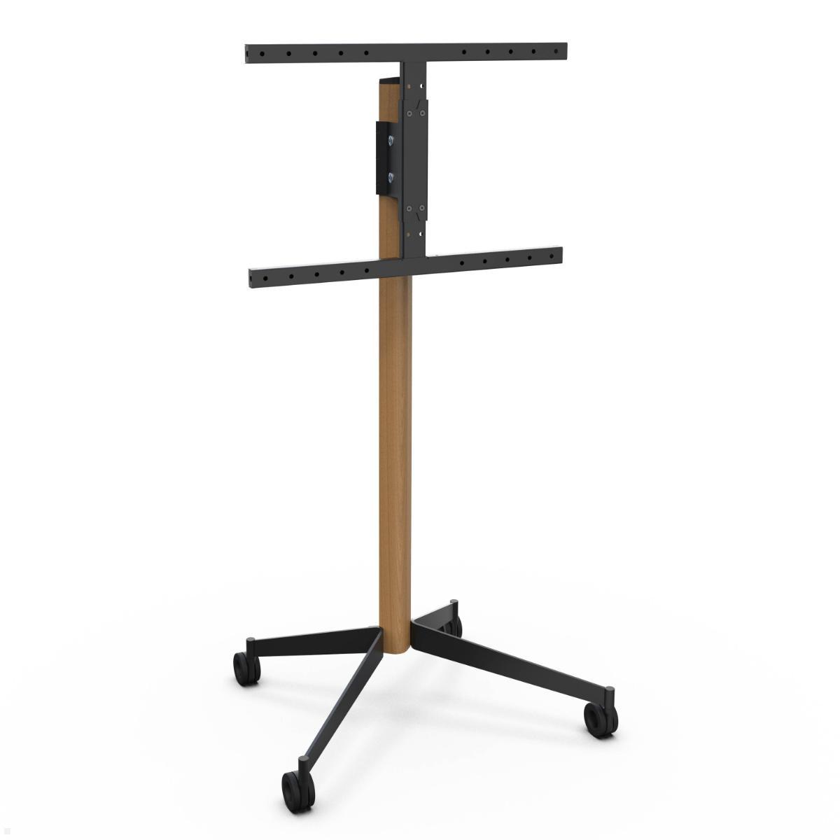Erard KANA 1400XL mobiler TV Ständer 40-80 Zoll, Eiche hell / schwarz Erard KANA 1400XL mobiler TV Ständer 40-80 Zoll, Eiche hell / schwarz