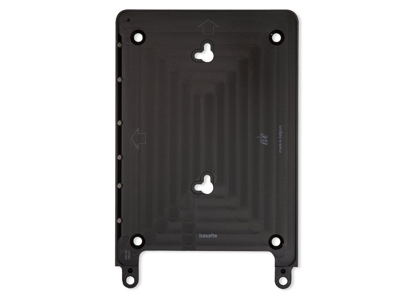 basalte eve iPad Pro Wandhalter diebstahlsicher schwarz rund Rahmen