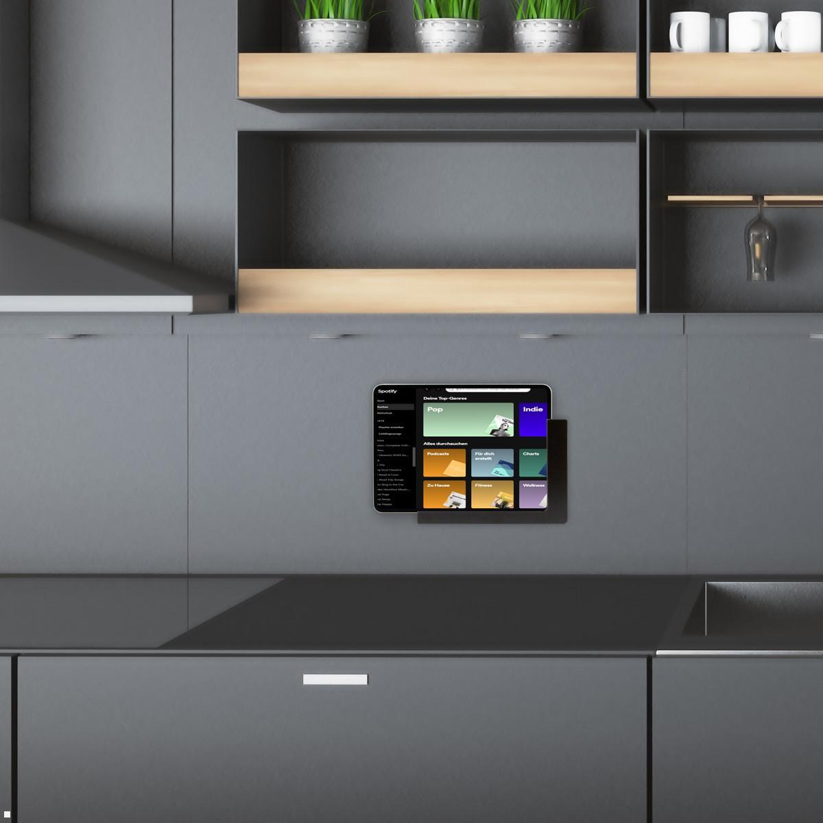 TabLines TWP010B Wandhalterung für Apple Air 1 9.7, schwarz, Anwendung TabLines TWP010B Wandhalterung für Apple Air 1 9.7, schwarz, Anwendung