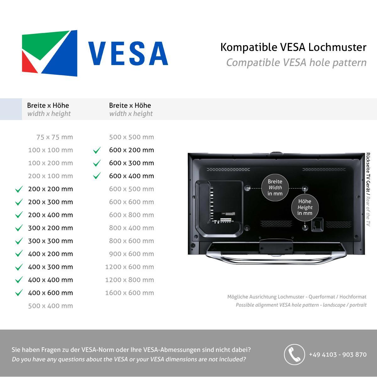 MonLines MBS029B mobiler Monitorständer mit Pivotfunktion, 37-70 Zoll, schwarz, Bodenständer für interaktive Displays