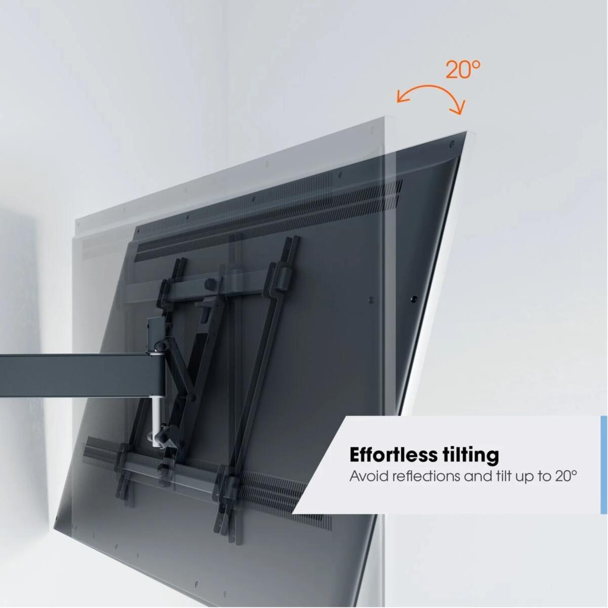 Vogels COMFORT TVM 3625 schwenkbare TV Wandhalterung 40-77 Zoll, schwarz, 20° neigbar Vogels COMFORT TVM 3625 schwenkbare TV Wandhalterung 40-77 Zoll, schwarz, 20° neigbar
