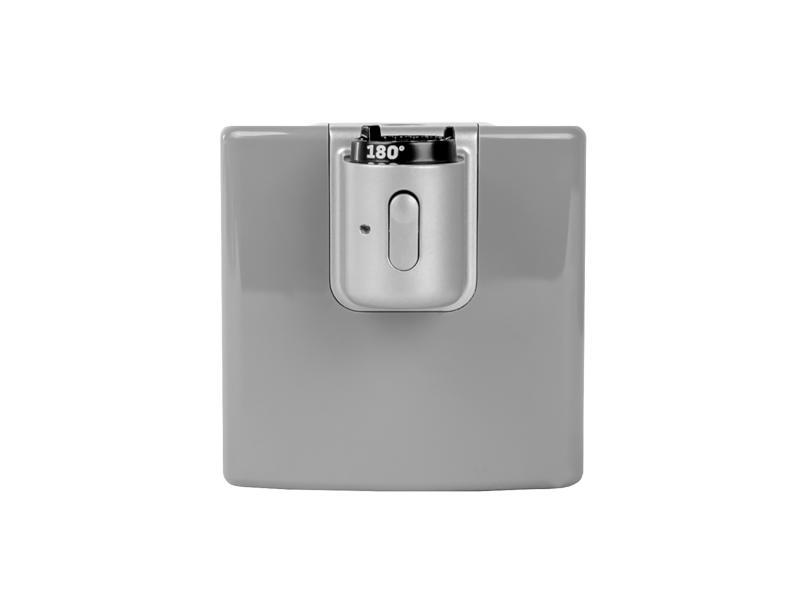 Humanscale M2.1 Monitor Wandhalterung, schräg, silber (M21HMSBTB) Wandanbindung