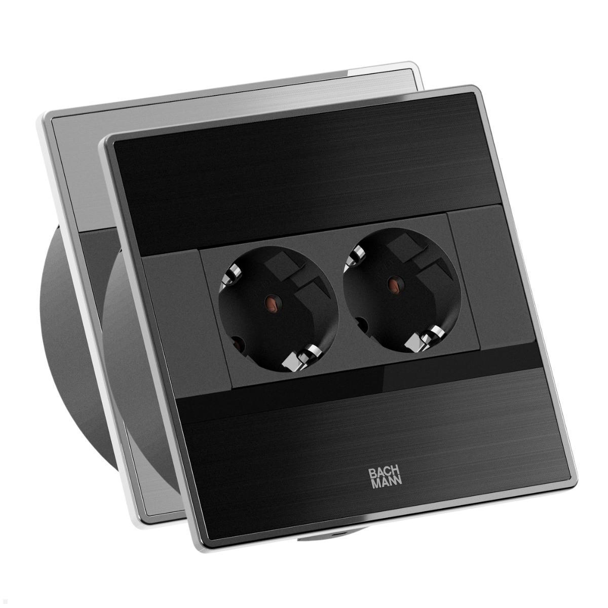 Bachmann SENSE Einbausteckdose 2x Steckdose