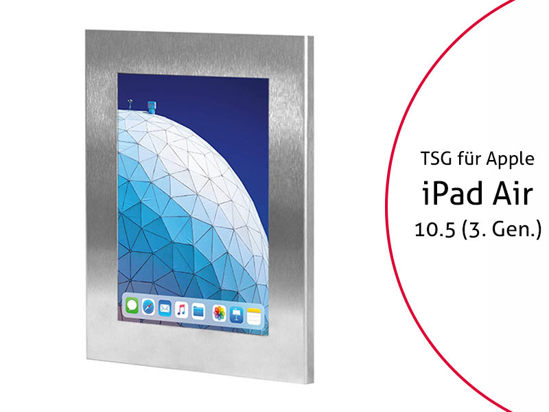 TabLines TSG061E Tablet Schutzgehäuse für Apple iPad Air 10.5 (3. Gen.), Edelstahl TabLines TSG061E Tablet Schutzgehäuse für Apple iPad Air 10.5 (3. Gen.), Edelstahl