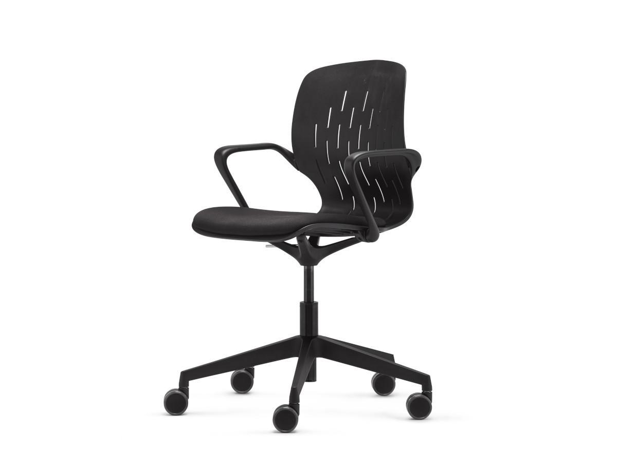 Dauphin to-sync Cowork Bürostuhl / Schreibtischstuhl, schwarz ergonomische Armlehnen