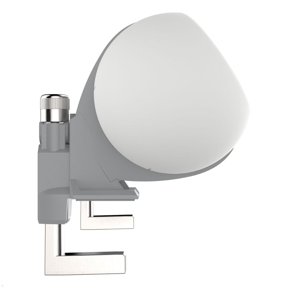 Dataflex Polar Tischanschlussfeld 2x Steckdose, 1x USB-A, 1x USB-C (25.100), weiß Seitenansicht Dataflex Polar Tischanschlussfeld 2x Steckdose, 1x USB-A, 1x USB-C (25.100), weiß Seitenansicht