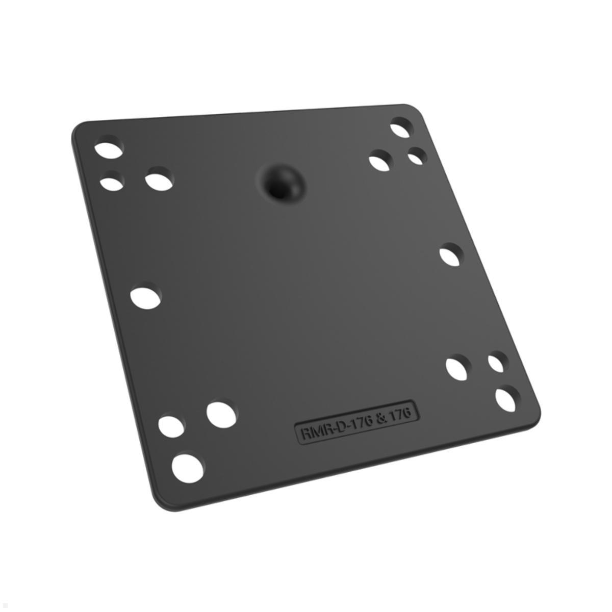 RAM Mounts VESA-Platte 75x75 und 100x100 mm C-Kugel 1,5 Zoll (RAM-246U), Rückseite RAM Mounts VESA-Platte 75x75 und 100x100 mm C-Kugel 1,5 Zoll (RAM-246U), Rückseite