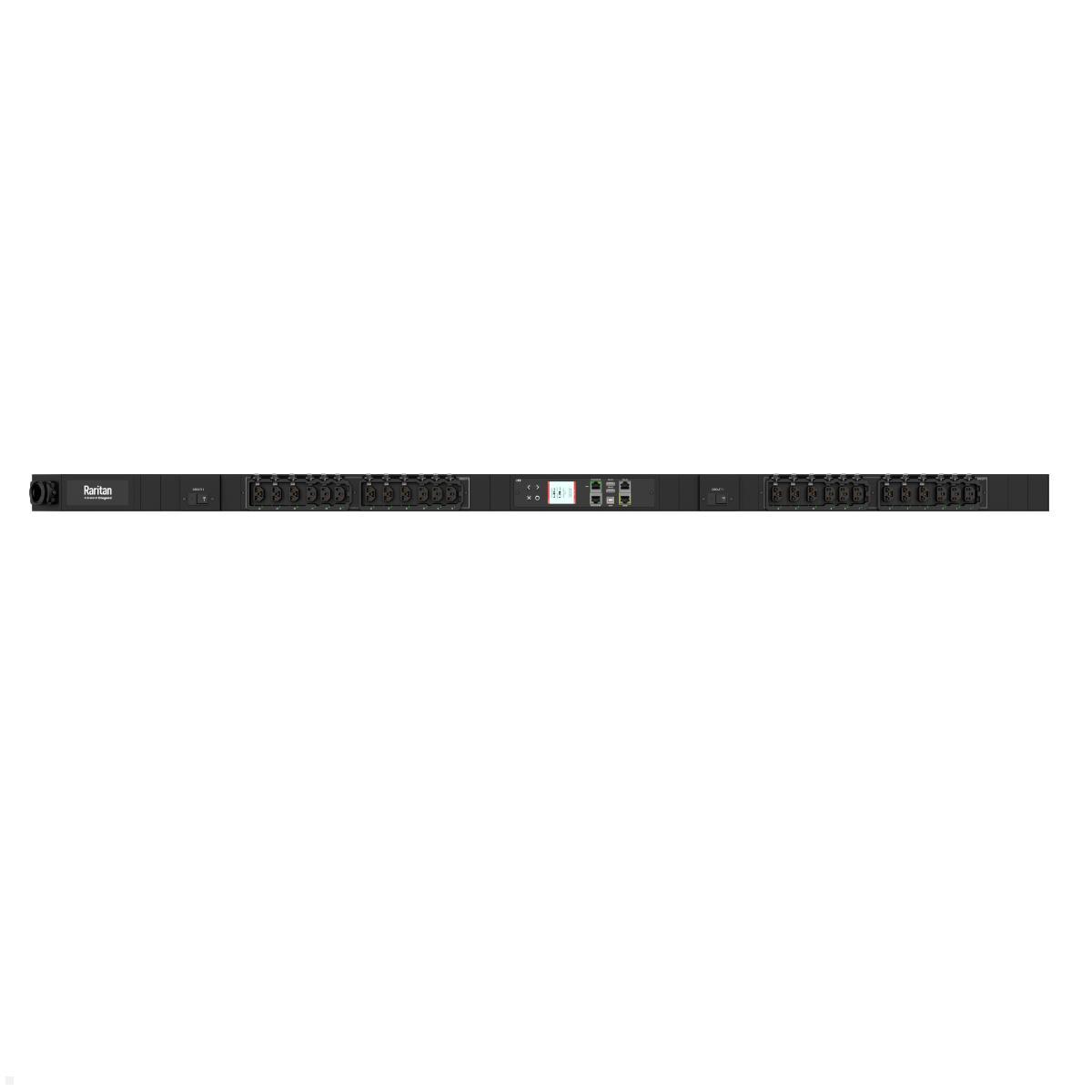 Legrand Raritan iX Rack-PDU 0U mit 12xHDOT C13 / 12xCx, 1-phasig 230V 32A, Outlet Metered/Switched (PX4-5161-E7), Hot-Swap Controller LCD