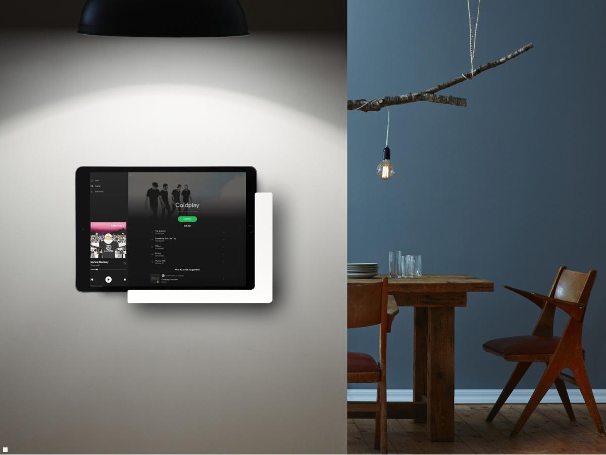 TabLines TWP007W Wandhalterung für Samsung Tab S7 11.0, weiß, Anwendung TabLines TWP007W Wandhalterung für Samsung Tab S7 11.0, weiß, Anwendung