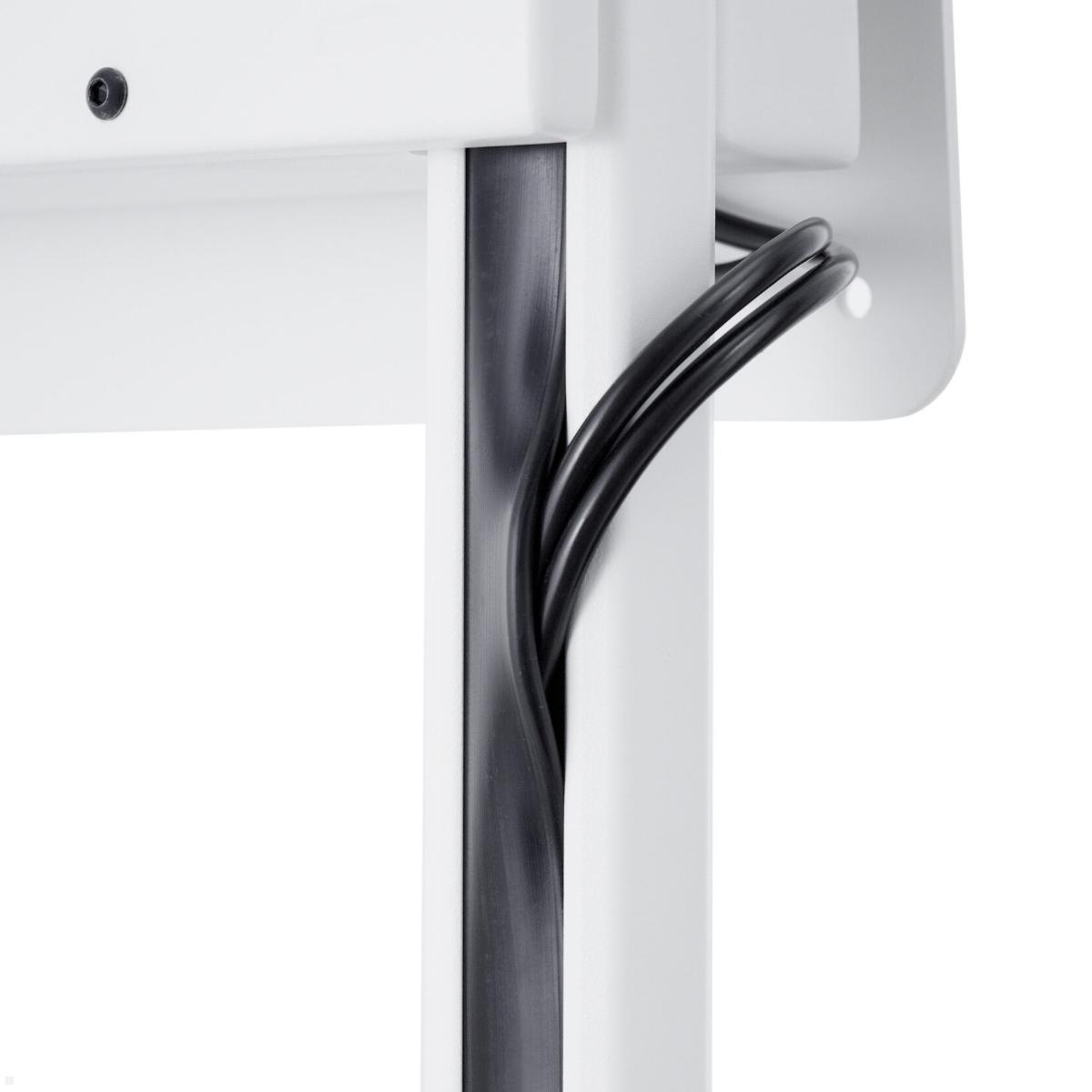 Edbak TRF100 mobiler TV Ständer höhenverstellbar 55 Zoll für Samsung Flip, weiß Kabelführung Edbak TRF100 mobiler TV Ständer höhenverstellbar 55 Zoll für Samsung Flip, weiß Kabelführung
