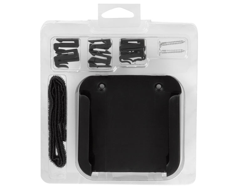 TotalMount Apple TV Halterung, schwarz Lieferumfang