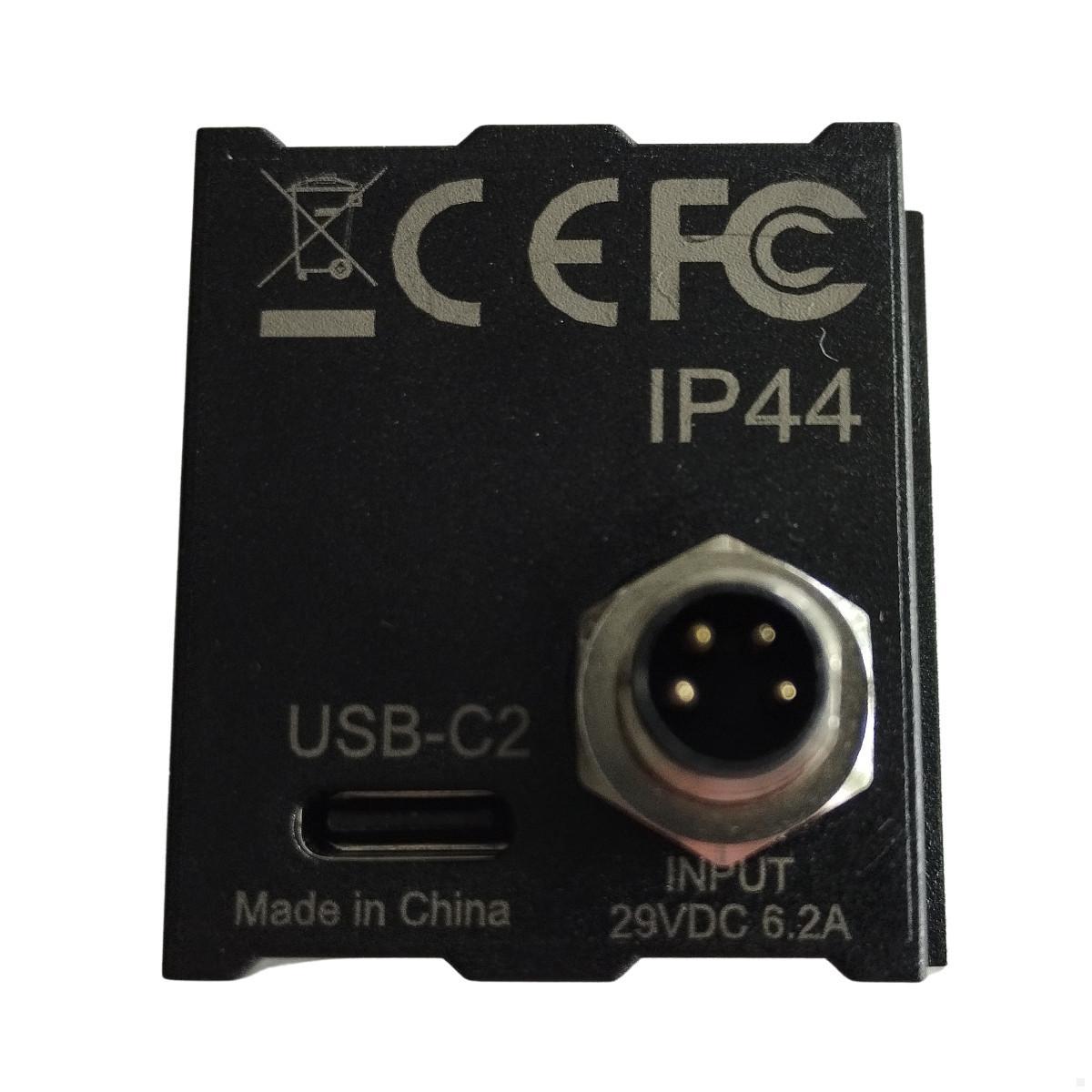 Bachmann Custom Modul USB C/C/C Charger mit Netzteil 180W (BM0021867), Rückseite