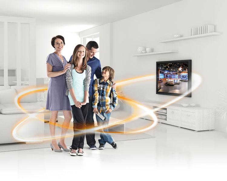 Vogels WALL 1020 Monitor Wandhalterung, schwarz Anwendungsbeispiel Living Room