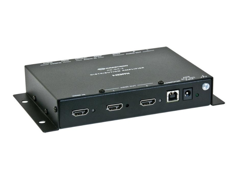 Crestron HDMI 1 auf 2 Verteiler, Audio-Extractor/Embedder