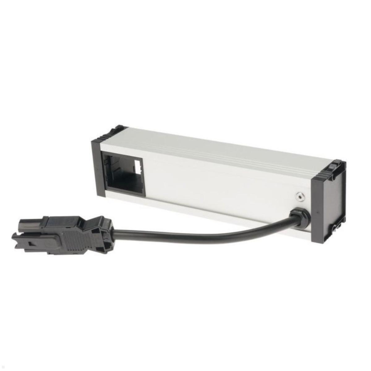 Bachmann CONI Modulträger 4-fach 3x Steckdose 2x CAT6a  (333.2167), Rückansicht