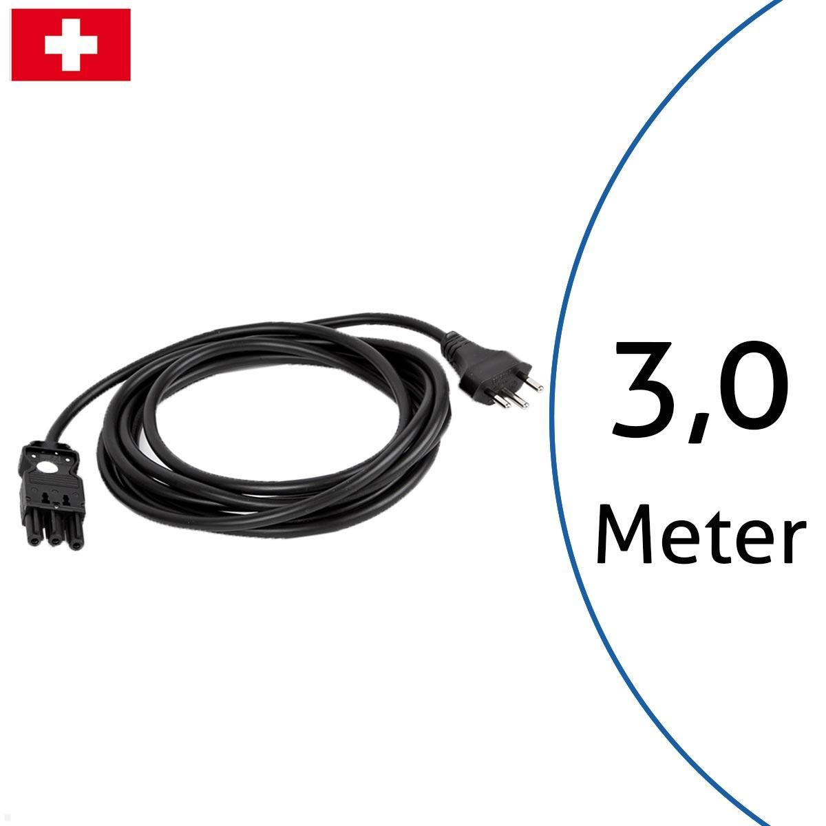 Bachmann Gerätezuleitung Kabel CH Schweiz GST18 3m (375.017) Bachmann Gerätezuleitung Kabel CH Schweiz GST18 3m (375.017)