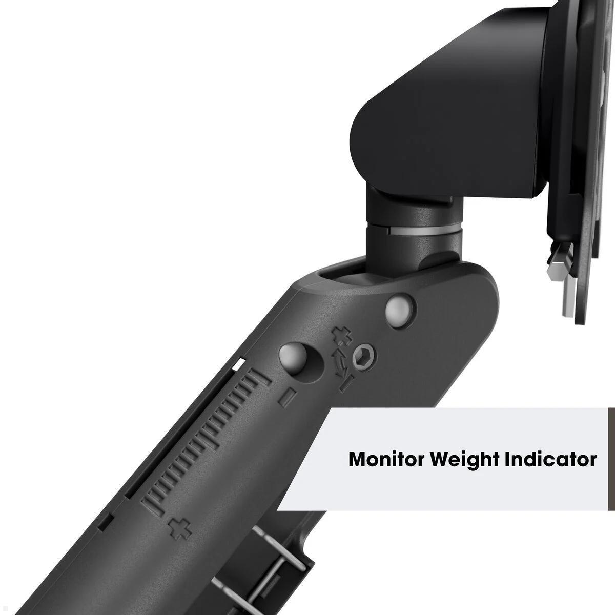 Vogels Motion Plus MOMO 4237B Dual Monitor Tischhalterung, schwarz, Tischklemme Dual Monitorhalterung