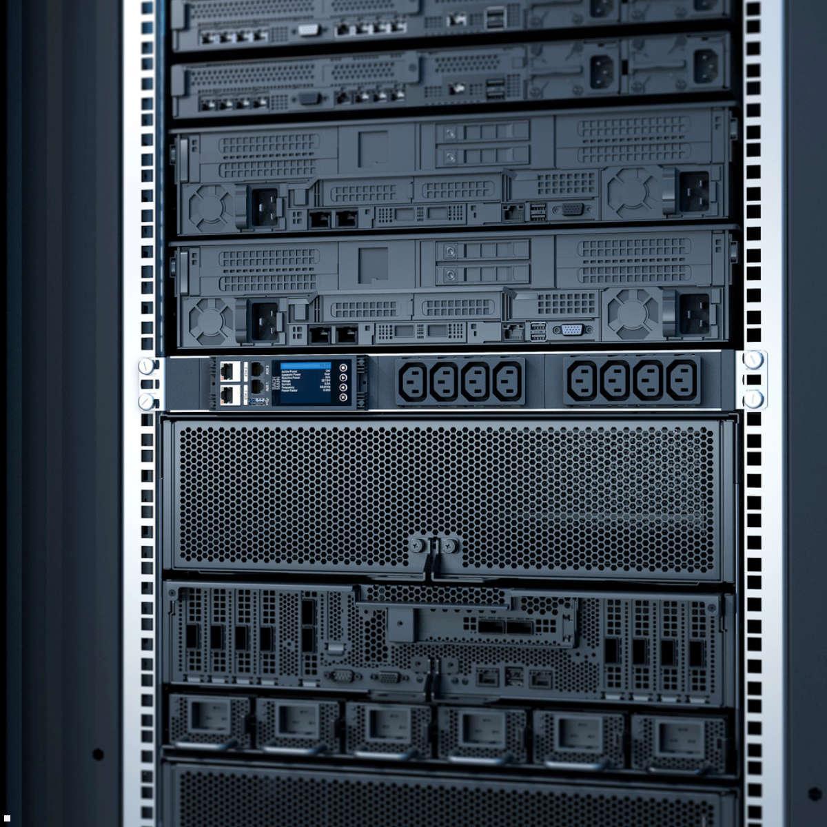 Bachmann BN ESSENTIAL Metered - 16/5p Rack PDU mit 24xC13, 6xC19 & Display (BM0024223), Anwendungsbeispiel