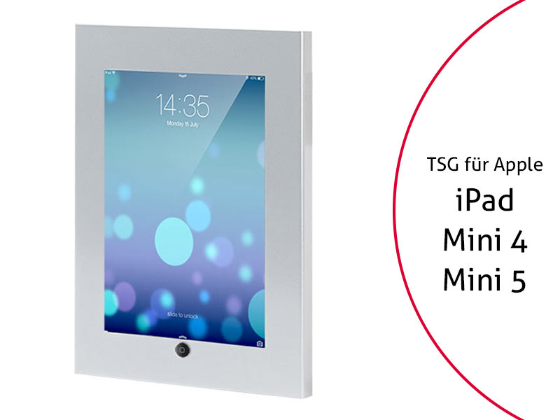 TabLines TSG027S Tablet Schutzgehäuse für Apple iPad Mini 4 + Mini 5, HB, Silber TabLines TSG027S Tablet Schutzgehäuse für Apple iPad Mini 4 + Mini 5, HB, Silber