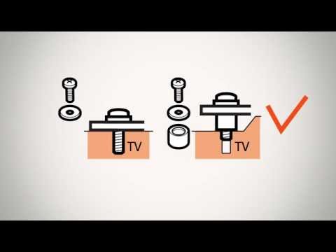 Vogels WALL 2305 fixed TV wall mount, black