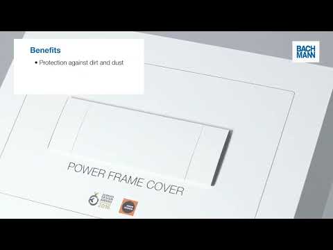 Bachmann Power Frame Cover 3-way, inox (915.501)