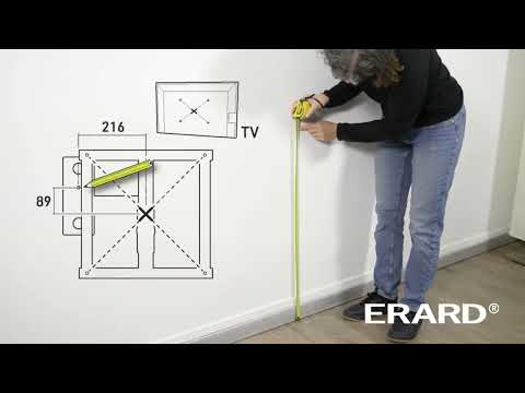 Erard WAM 400TW2 tiltable, swiveling TV wall mount 40 - 80 inches
