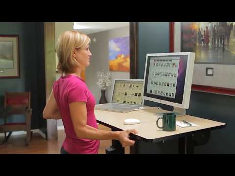 Ergotron WorkFit-D Stand-Sit-Workstation lightgrey (24-271-926)