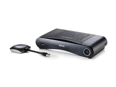 Barco ClickShare CS-100 wireless presentation system for small meeting rooms