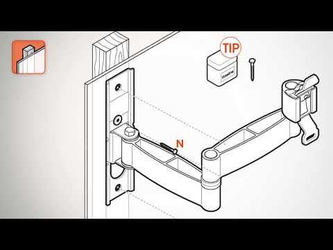 Vogels WALL 3145 TV wall mount tilt 19"-40", white