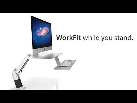 Ergotron WorkFit A Sit-Stand Workstation for Apple iMac (24-414-227)